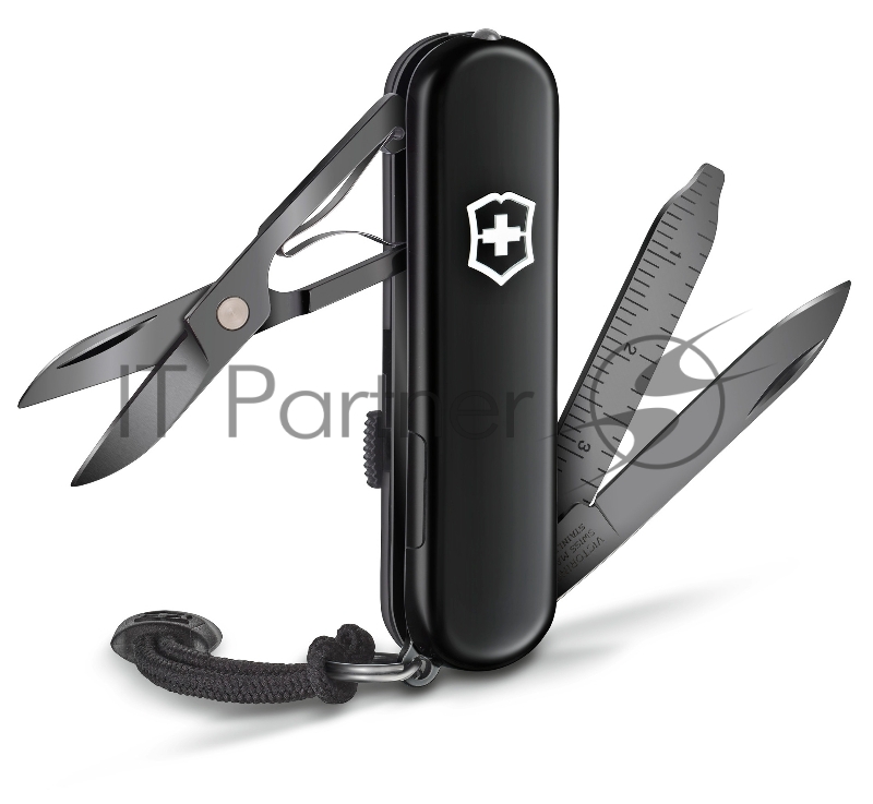 Нож перочинный Victorinox Signature Lite Onyx Black (0.6226.31P) 58мм 8функц. черный подар.коробка