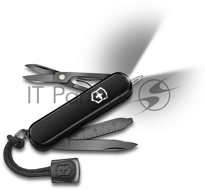 Нож перочинный Victorinox Signature Lite Onyx Black (0.6226.31P) 58мм 8функц. черный подар.коробка