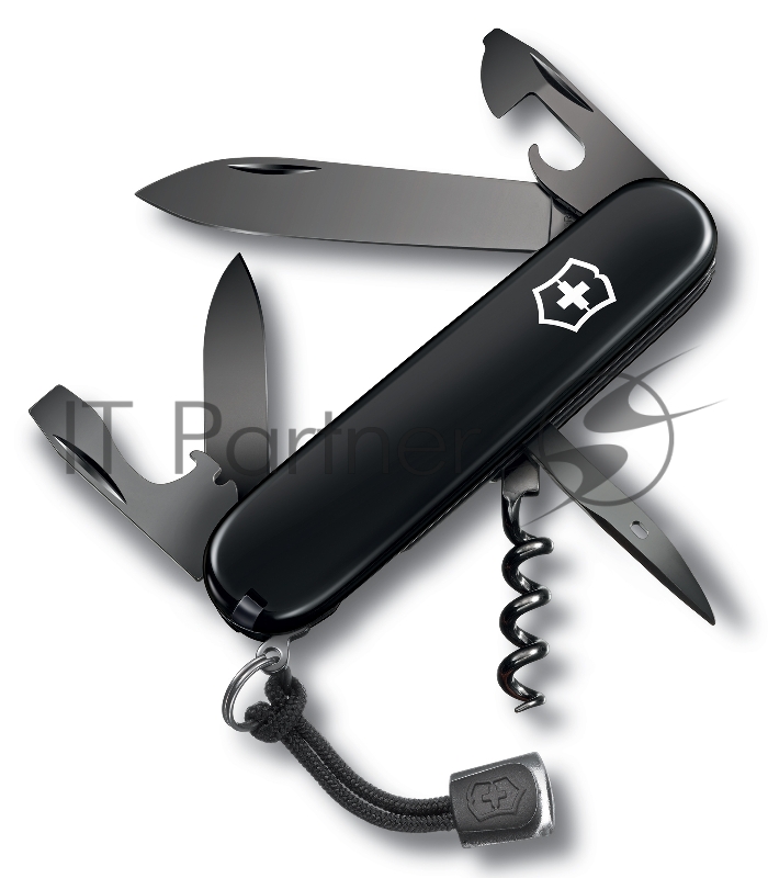 Нож перочинный Victorinox Spartan Onyx Black (1.3603.31P) 91мм 12функц. черный карт.коробка