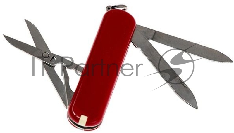 Нож перочинный Victorinox Wenger (0.6423.91) 65мм 7функц. красный карт.коробка