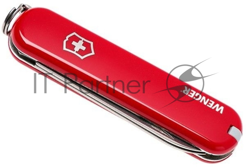 Нож перочинный Victorinox Wenger (0.6423.91) 65мм 7функц. красный карт.коробка
