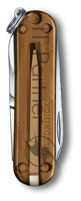 Нож перочинный Victorinox Classic Chocolate Fugde (0.6223.T55G) 58мм 7функц. карт.коробка