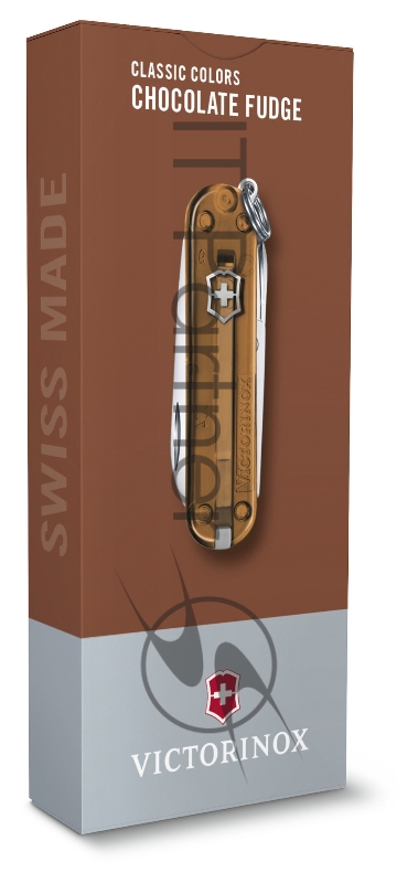 Нож перочинный Victorinox Classic Chocolate Fugde (0.6223.T55G) 58мм 7функц. карт.коробка