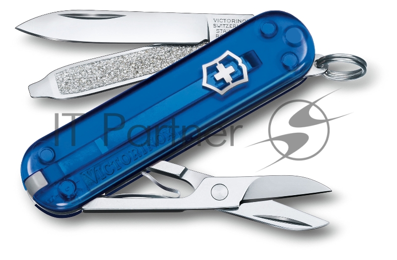 Нож перочинный Victorinox Classic Deep Ocean (0.6223.T2G) 58мм 7функц. карт.коробка
