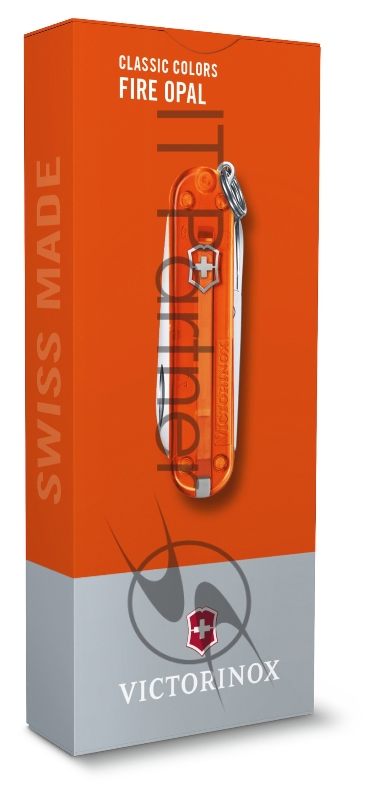Нож перочинный Victorinox Classic Fire Opal (0.6223.T82G) 58мм 7функц. карт.коробка
