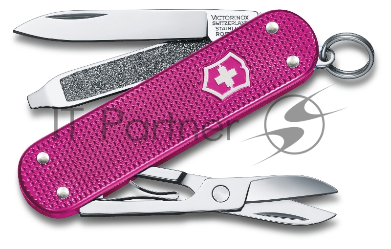 Нож перочинный Victorinox Classic Flamingo Party (0.6221.251G) 58мм 7функц. карт.коробка