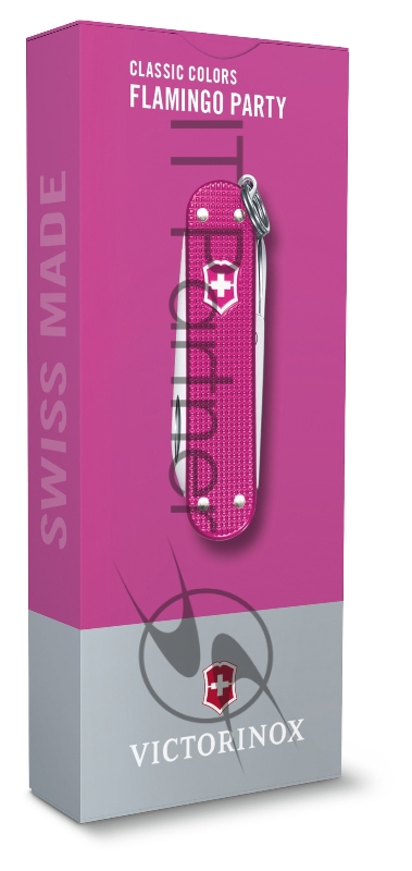 Нож перочинный Victorinox Classic Flamingo Party (0.6221.251G) 58мм 7функц. карт.коробка
