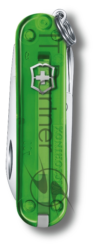 Нож перочинный Victorinox Classic Green Tea (0.6223.T41G) 58мм 7функц. карт.коробка