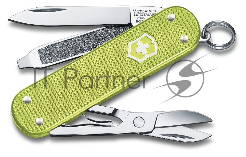 Нож перочинный Victorinox Classic Lime Twist (0.6221.241G) 58мм 7функц. карт.коробка