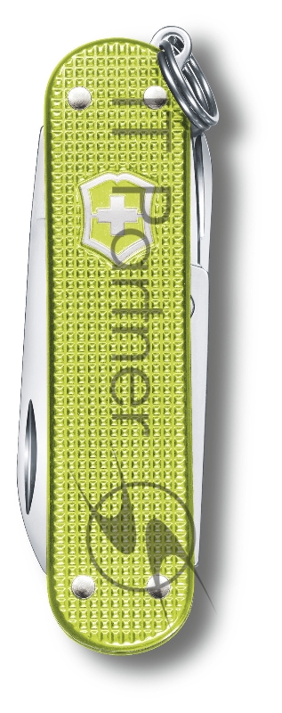 Нож перочинный Victorinox Classic Lime Twist (0.6221.241G) 58мм 7функц. карт.коробка
