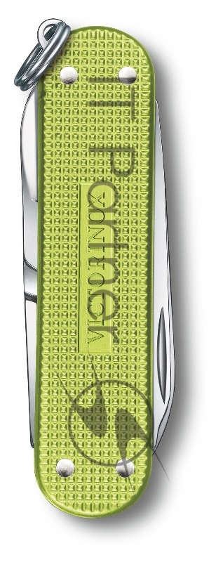 Нож перочинный Victorinox Classic Lime Twist (0.6221.241G) 58мм 7функц. карт.коробка