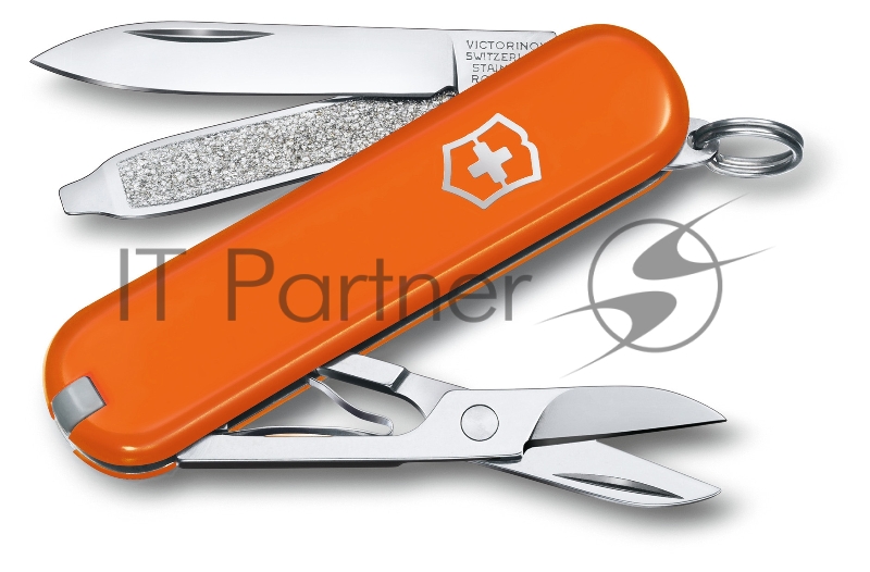 Нож перочинный Victorinox Classic Mango Tango (0.6223.83G) 58мм 7функц. карт.коробка