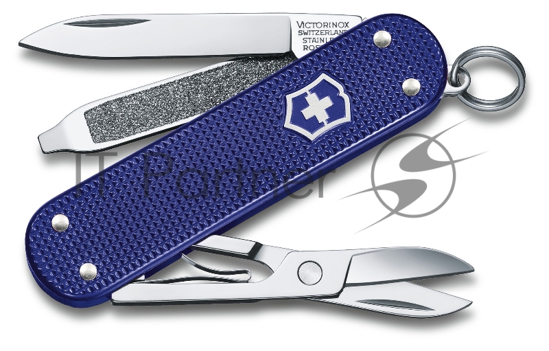 Нож перочинный Victorinox Classic Night Dive (0.6221.222G) 58мм 7функц. карт.коробка