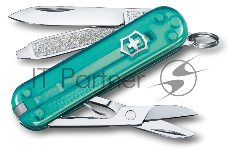Нож перочинный Victorinox Classic Tropical Surf (0.6223.T24G) 58мм 7функц. карт.коробка