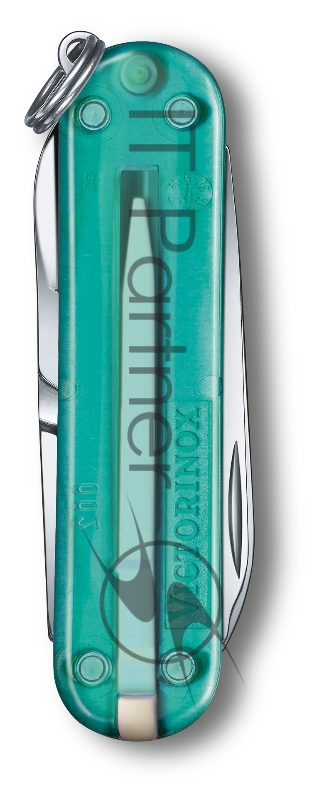 Нож перочинный Victorinox Classic Tropical Surf (0.6223.T24G) 58мм 7функц. карт.коробка