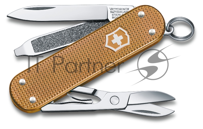 Нож перочинный Victorinox Classic Wet Sand (0.6221.255G) 58мм 7функц. карт.коробка