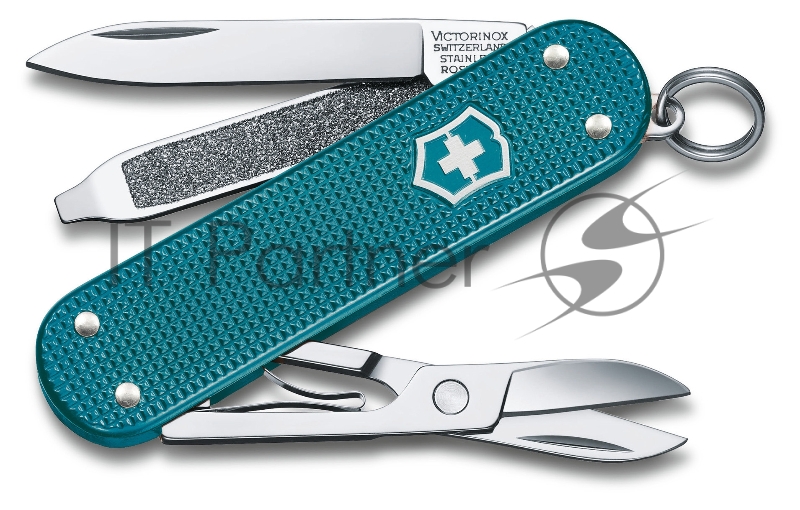 Нож перочинный Victorinox Classic Wild Jungle (0.6221.242G) 58мм 7функц. карт.коробка