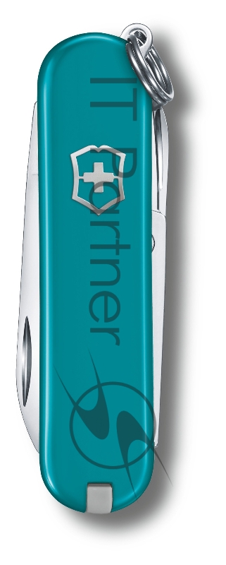 Нож перочинный Victorinox Classic Mountain Lake (0.6223.23B1) 58мм 7функц. блистер