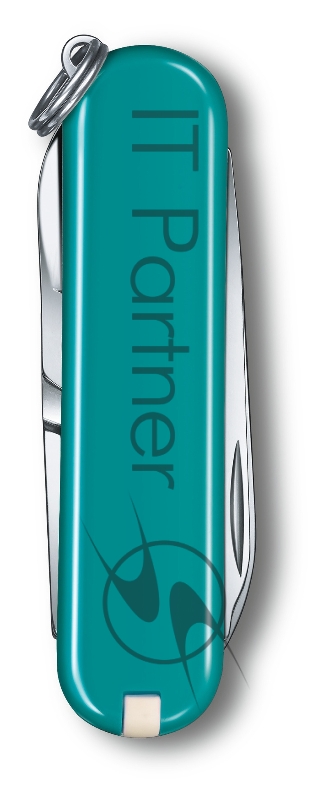 Нож перочинный Victorinox Classic Mountain Lake (0.6223.23B1) 58мм 7функц. блистер