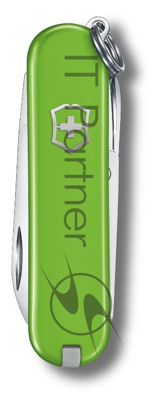 Нож перочинный Victorinox Classic Smashed Avocado (0.6223.43B1) 58мм 7функц. блистер