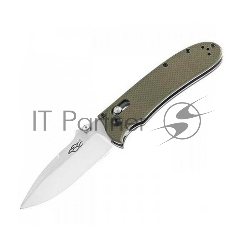 Нож складной Firebird by Ganzo с клипсой, дл.клинка 85 мм, сталь 440С, цв. зелёный