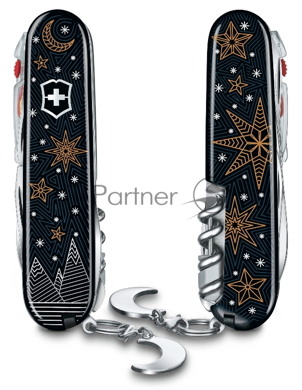 Нож Victorinox Climber Lite SE 2021, 91 мм, 17 функций, Winter Magic (подар. упаковка)