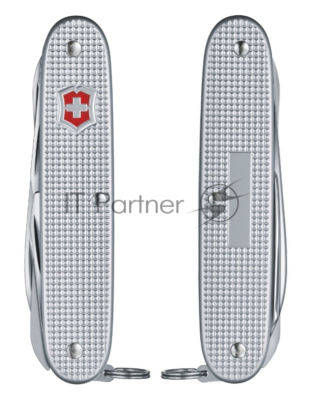 Нож Victorinox Farmer X Alox, 93 мм, 10 функций, алюминиевая рукоять, серебристый