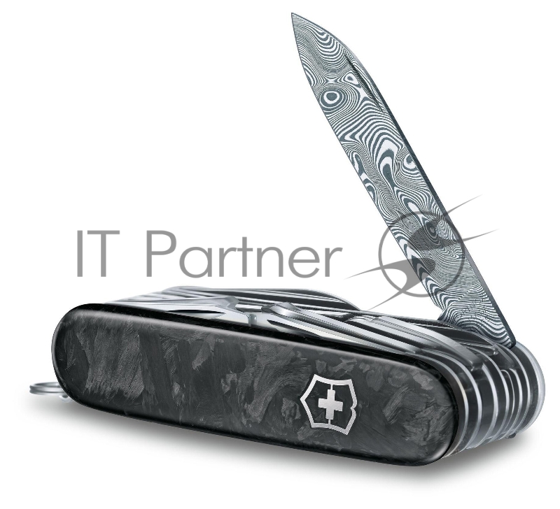 Нож Victorinox SwissChamp Damast LE 2021, 91 мм, 29 функций, чёрный