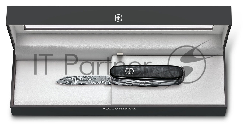 Нож Victorinox SwissChamp Damast LE 2021, 91 мм, 29 функций, чёрный