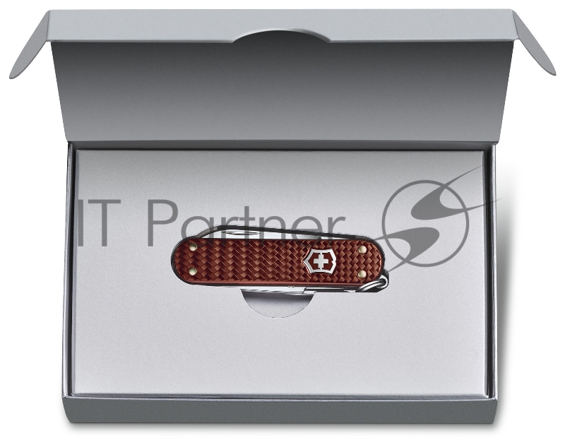 Нож-брелок Victorinox Classic SD Precious Alox, 58 мм, 5 функций, Hazel Brown (подар. упаковка)