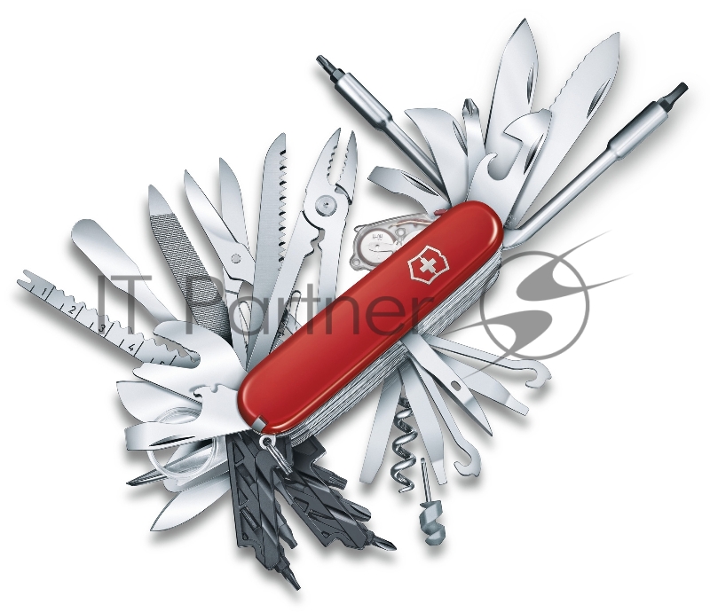 Нож перочинный Victorinox SwissChamp XXL (1.6795.XXL) 91мм 73функц. красный подар.коробка