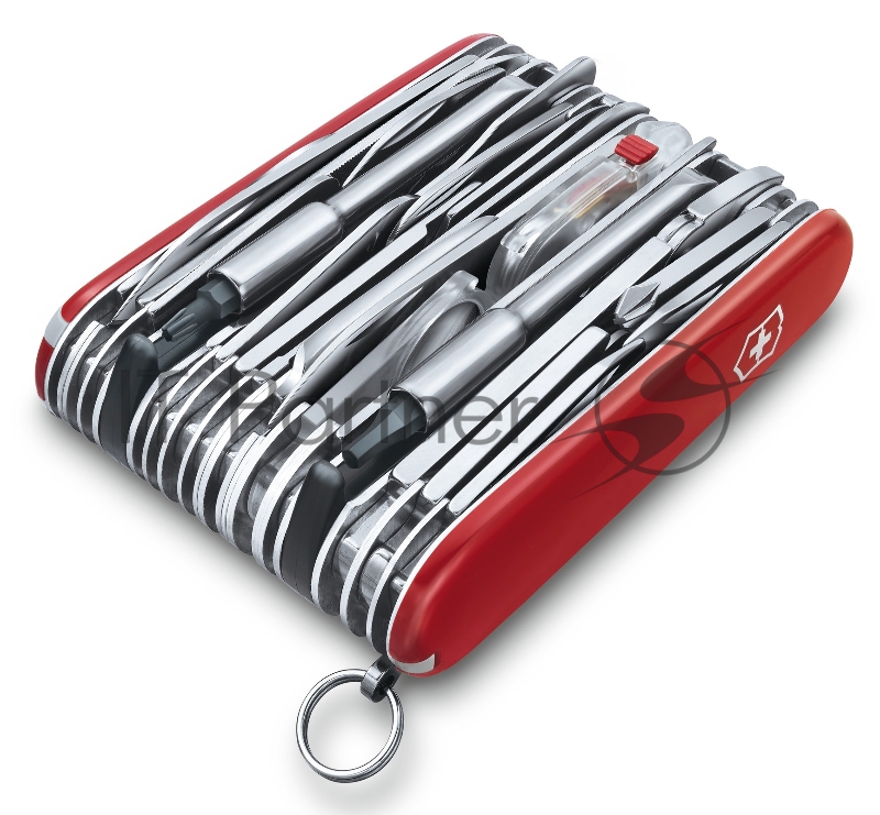 Нож перочинный Victorinox SwissChamp XXL (1.6795.XXL) 91мм 73функц. красный подар.коробка
