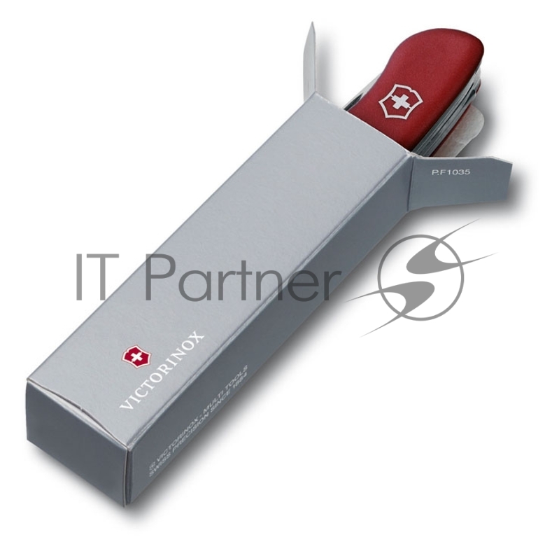 Нож перочинный Victorinox WorkChamp (0.8564.3R) 111мм 21функц. красный карт.коробка