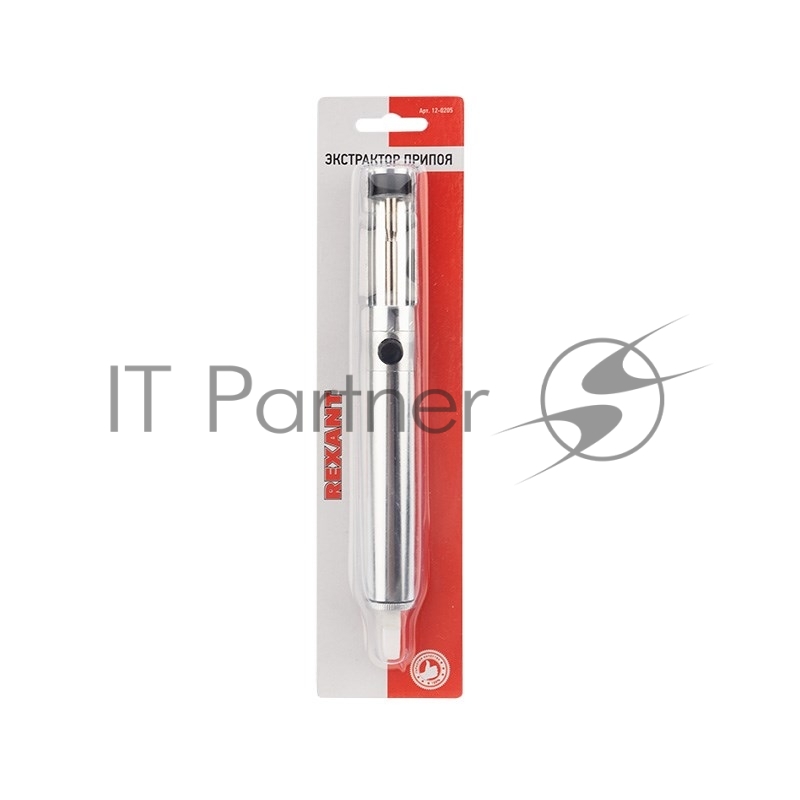 Вакуумный экстрактор припоя (оловоотсос), металл REXANT