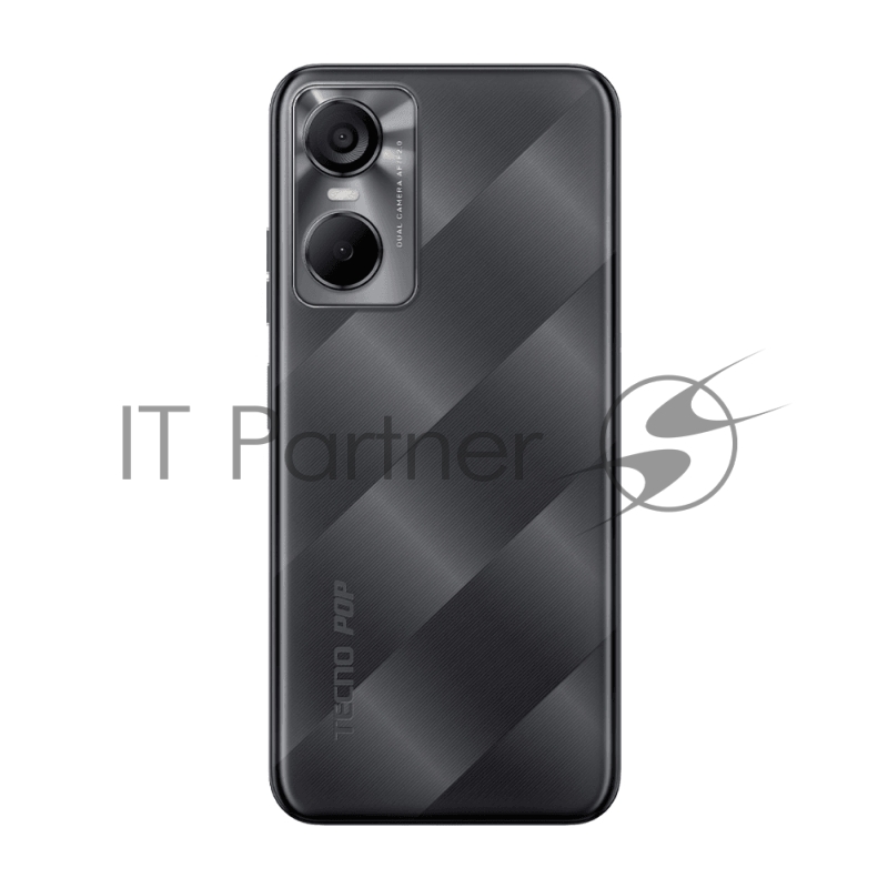 Смартфон Tecno BE8 POP 6 Pro 32+2 Polar Black, 6.56 Asahi Glass, 20:9, 1612 x 720 пикселей, 2.0GHz, 4 Core, 2GB RAM, 32GB, up to 256GB flash, 8Mpix + AF/5Mpix, 2 Sim, 4G, BT v5.0, GPS, A-GPS, USB, 5000mAh, Android 12 S-GO, 195g, 164,87мм x76,25мм x 8