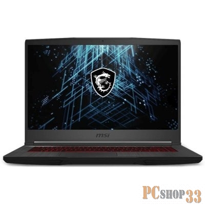 Ноутбук MSI GF63 Thin 11UD-206XRU, 15.6, IPS, Intel Core i5 11400H 2.7ГГц, 16ГБ, 512ГБ SSD, NVIDIA GeForce RTX 3050 Ti для ноутбуков - 4096 Мб, Free DOS, 9S7-16R612-206, черный