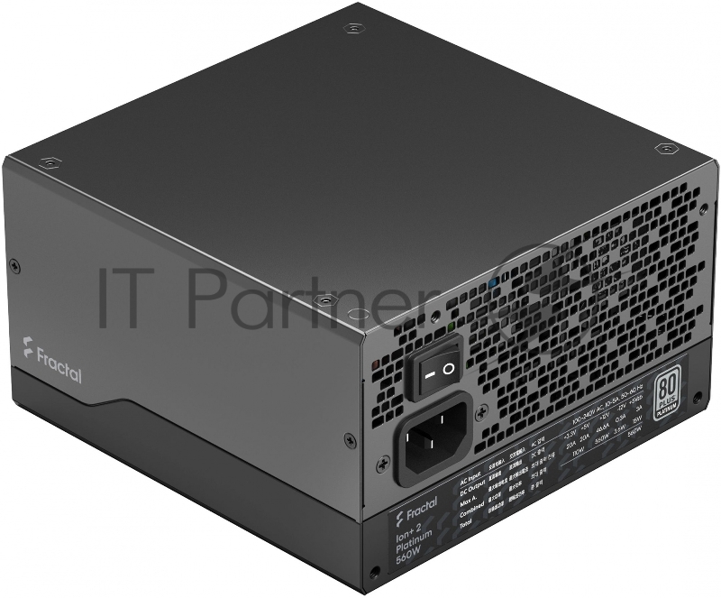 Блок питания Fractal Design ATX 550W ION+2 560 80+ platinum (24+4+4pin) APFC 140mm fan 6xSATA Cab Manag RTL