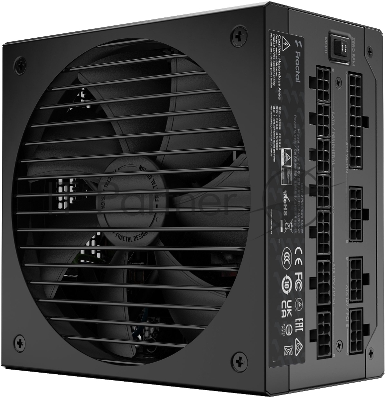 Блок питания Fractal Design ATX 650W ION+2 660 80+ platinum (24+4+4pin) APFC 140mm fan 10xSATA Cab Manag RTL