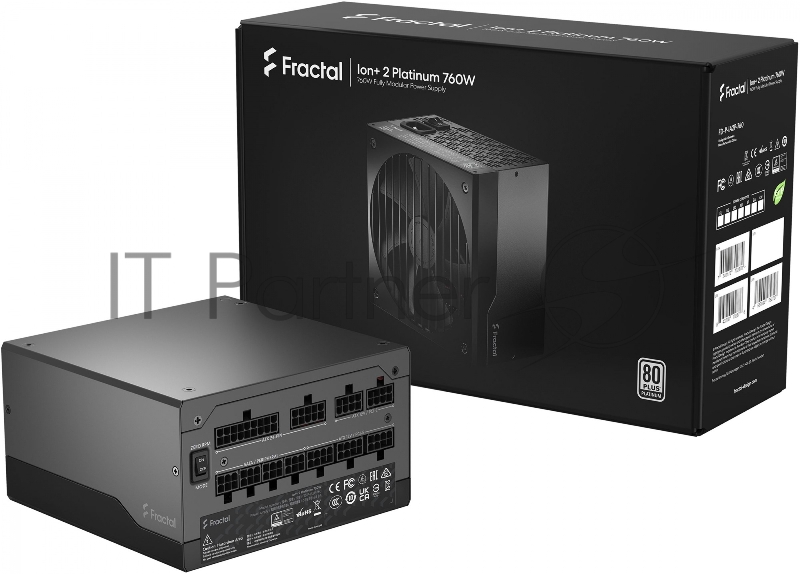 Блок питания Fractal Design ATX 750W ION+2 760 80+ platinum (24+4+4pin) APFC 140mm fan 10xSATA Cab Manag RTL