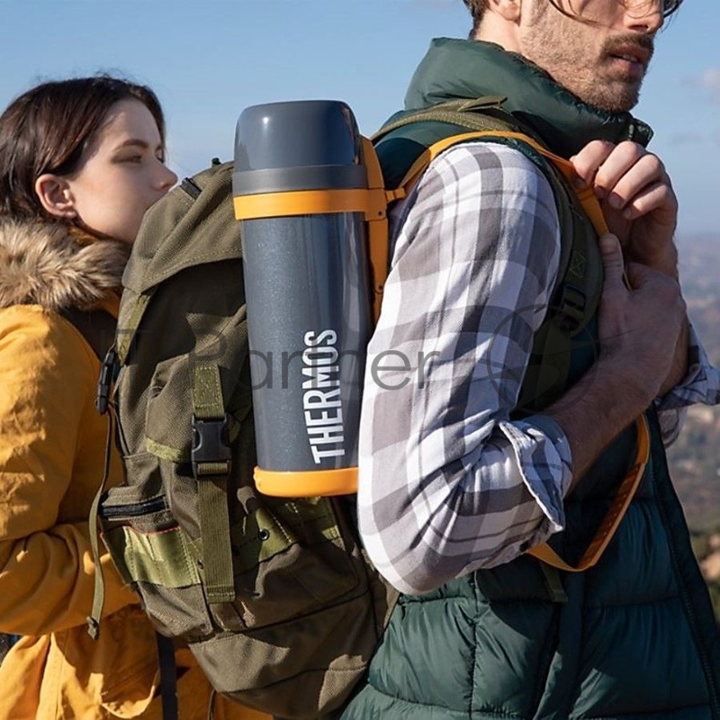 Термос универсальный (для еды и напитков) Thermos FDH-2005 Grey (2 литра), серый