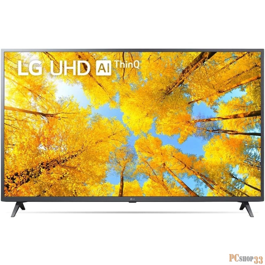 Телевизор LED LG 50 50UQ76003LD.ADKG темный металлик 4K Ultra HD 60Hz DVB-T DVB-T2 DVB-C DVB-S DVB-S2 USB WiFi Smart TV (RUS)