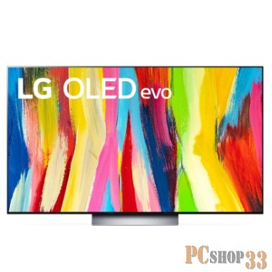 Телевизор OLED LG 55 OLED55C2RLA.ADKG темно-серый 4K Ultra HD 120Hz DVB-T DVB-T2 DVB-C DVB-S DVB-S2 USB WiFi Smart TV (RUS)