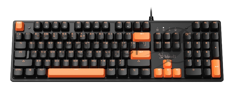 Клавиатура A4Tech Bloody S510 механическая черный