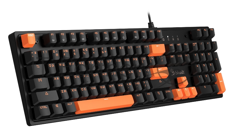 Клавиатура A4Tech Bloody S510 механическая черный