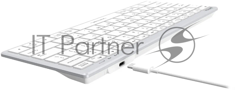 Клавиатура A4Tech Fstyler FX51 белый USB slim Multimedia
