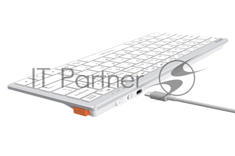 Клавиатура A4Tech Fstyler FBX51C белый USB беспроводная BT/Radio slim Multimedia