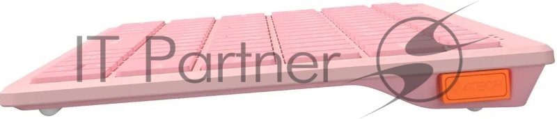 Клавиатура A4Tech Fstyler FBX51C розовый USB беспроводная BT/Radio slim Multimedia