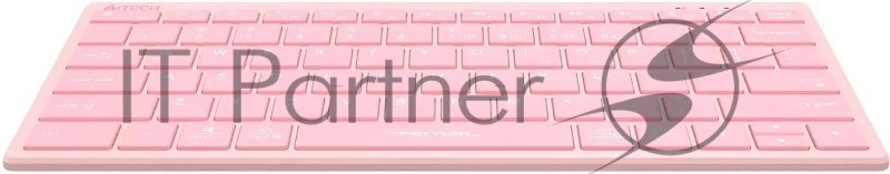 Клавиатура A4Tech Fstyler FBX51C розовый USB беспроводная BT/Radio slim Multimedia