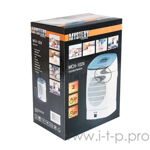 Обогреватели Тепловентилятор MYSTERY MCH-1024, 2 уровня мощности нагрева 1кВт/2кВт