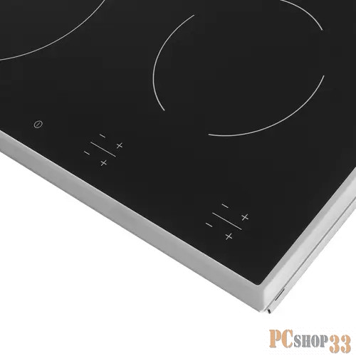 Встраиваемая электрическая панель ELECTROLUX, 60 см, 4 конфорки, черный цвет, рама из нержавеющей стали